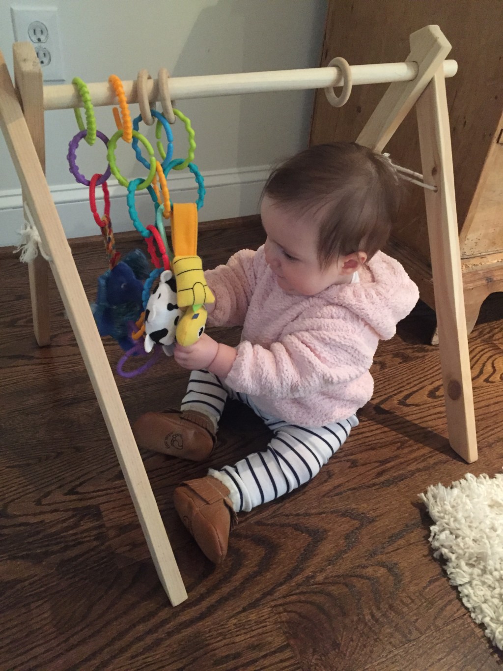 Baby Gear for Small Spaces - Wooden Play Gym
