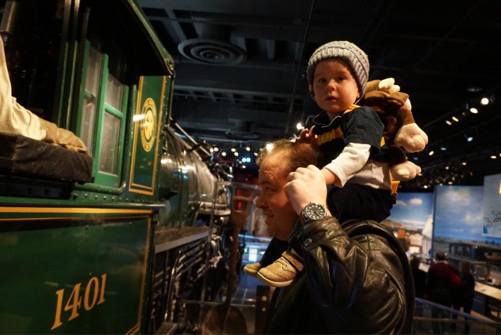 Train at Smithsonian Museum