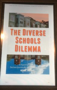 Photo of Diverse School Dilemma cover on a Kindle