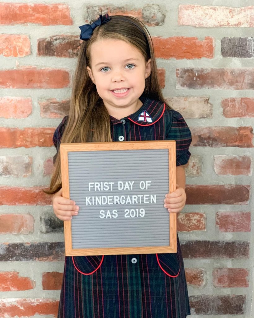 letter board back to school sign