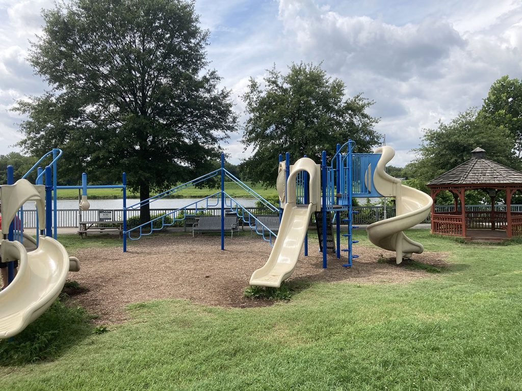 Bladensburg Waterfront Park has a great playground on the water.