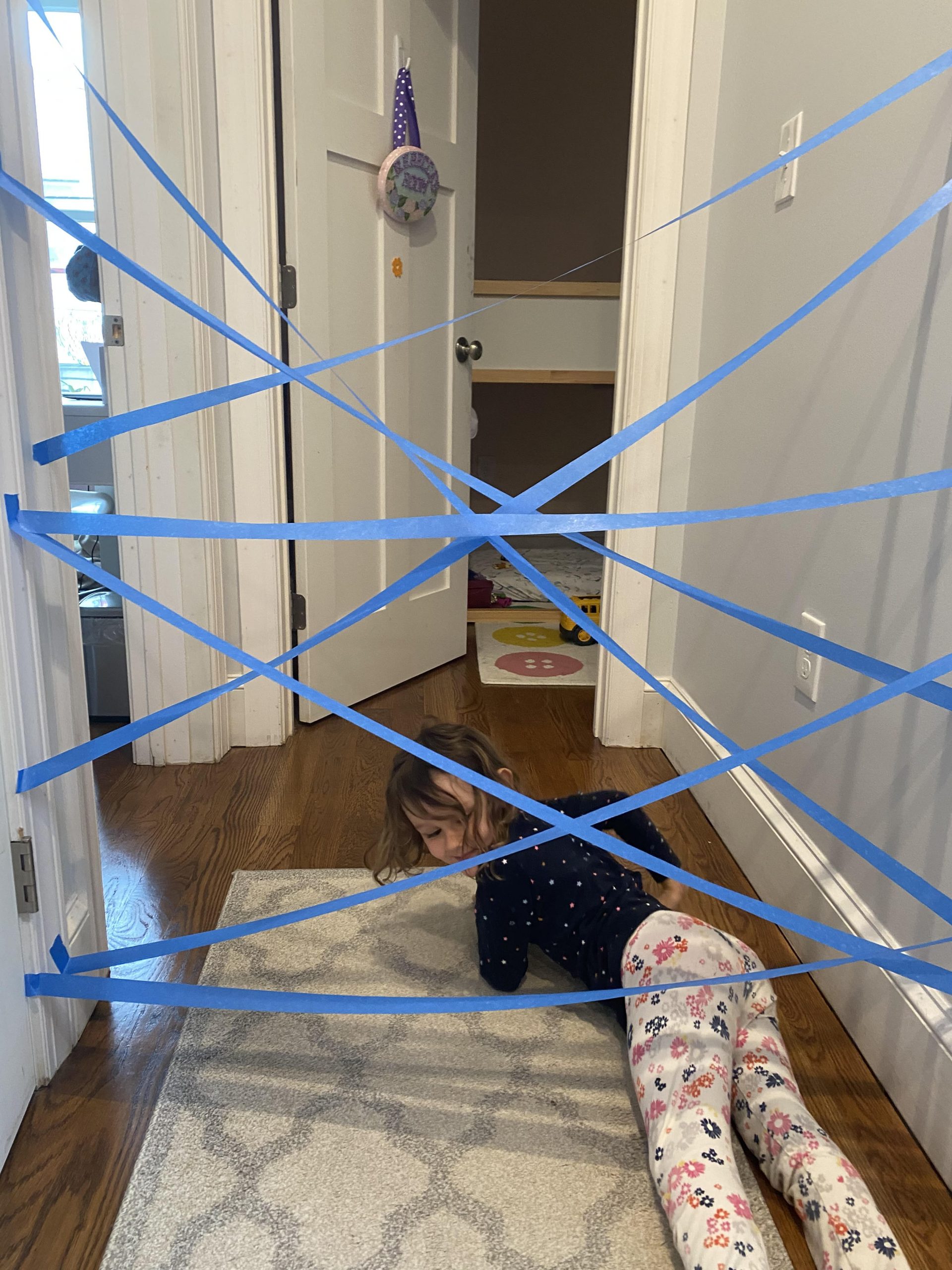 painter's Tape Toddler activities 