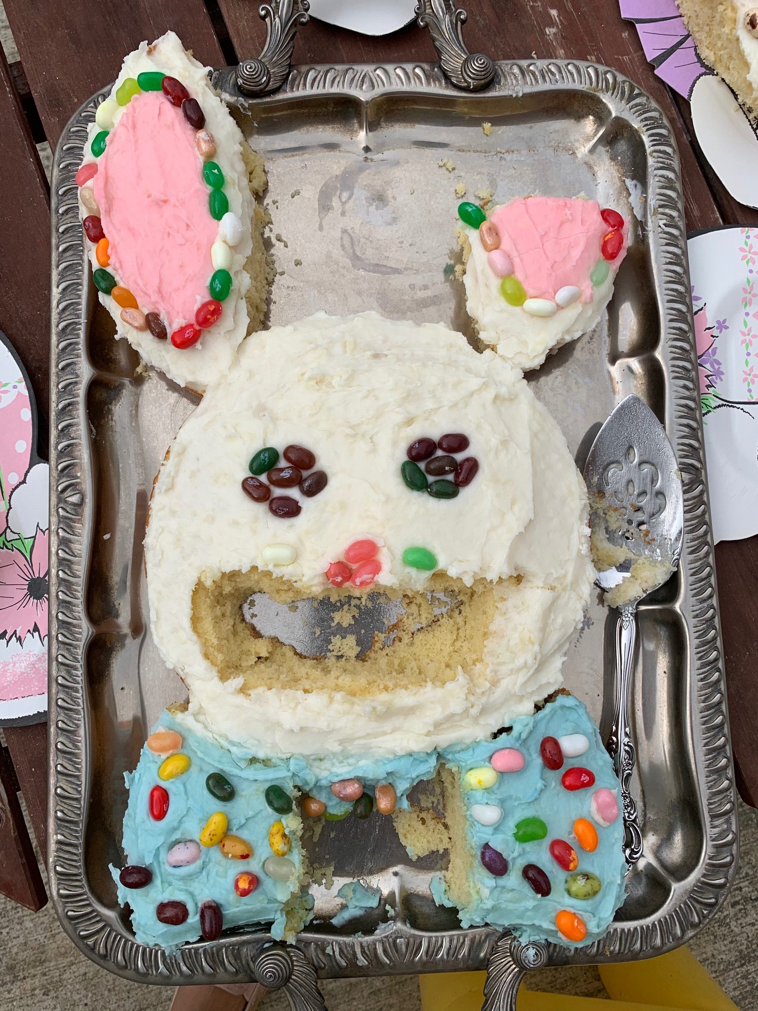 How to make an Easter Bunny Cake