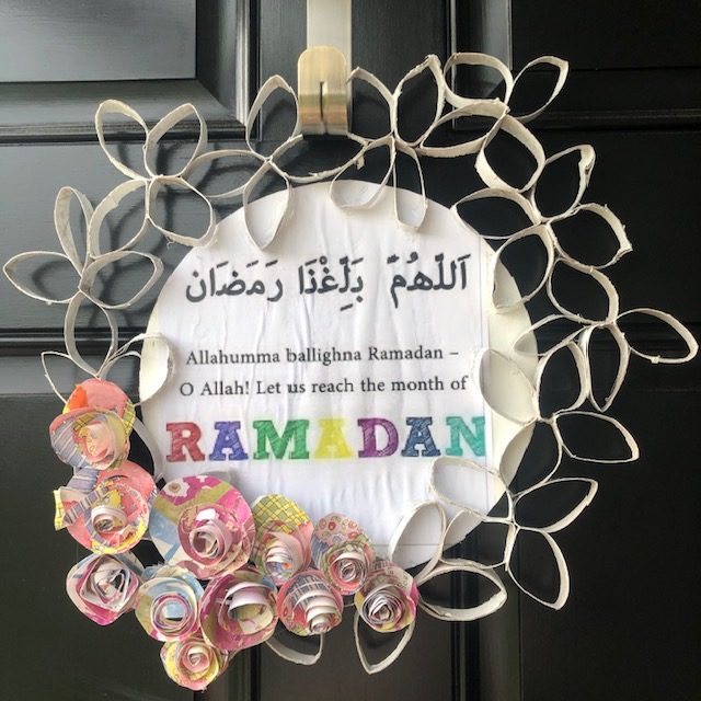 Ramadan paper wreath