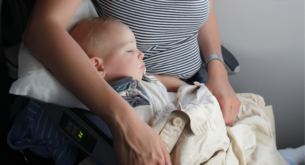 airplane travel hacks with toddler
